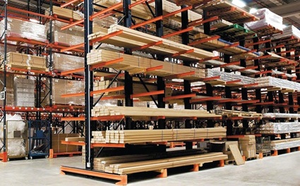 Cantilever Rack for Menomonee Falls warehouses