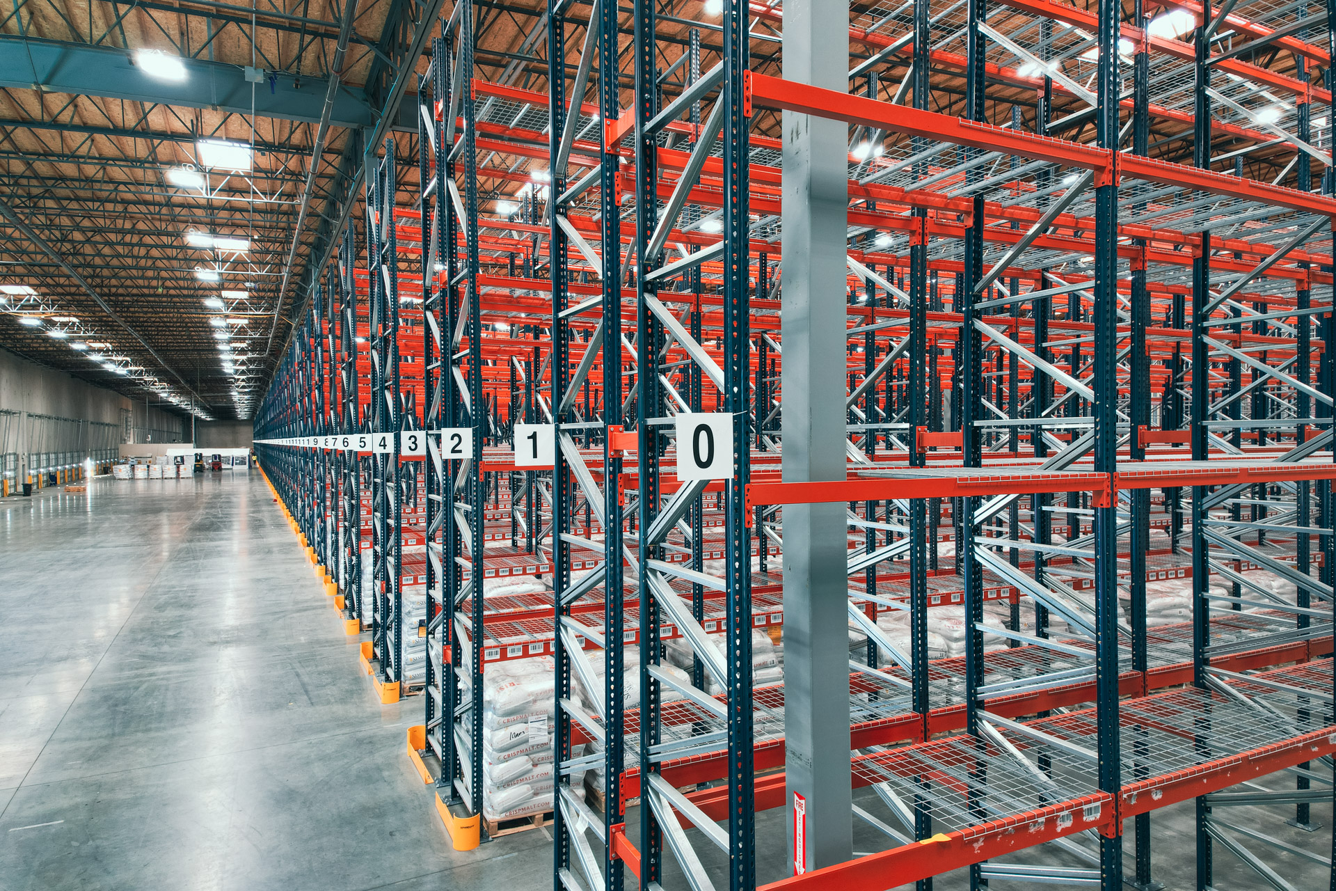 Industrial pallet racking warehouse in Menomonee Falls Wisconsin