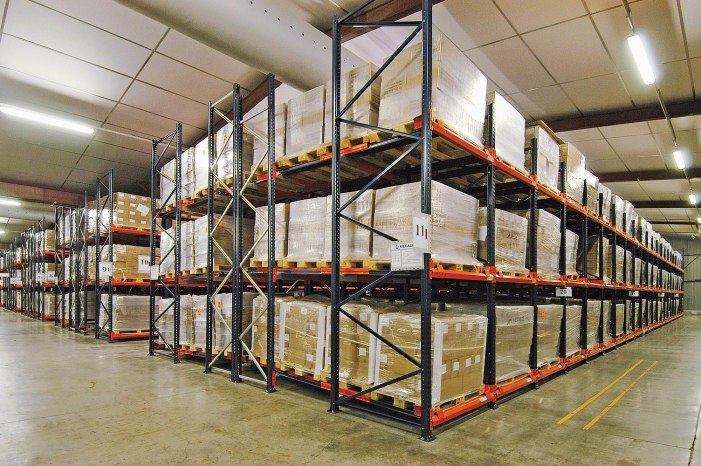 Push Back Pallet Rack for Menomonee Falls warehouses